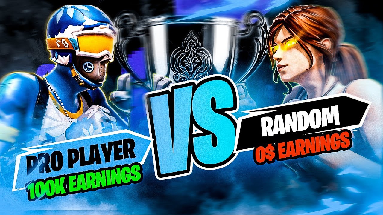 PRO PLAYER vs 0 EARNINGS no Fortnite... QUEM É MELHOR? (INSANO)