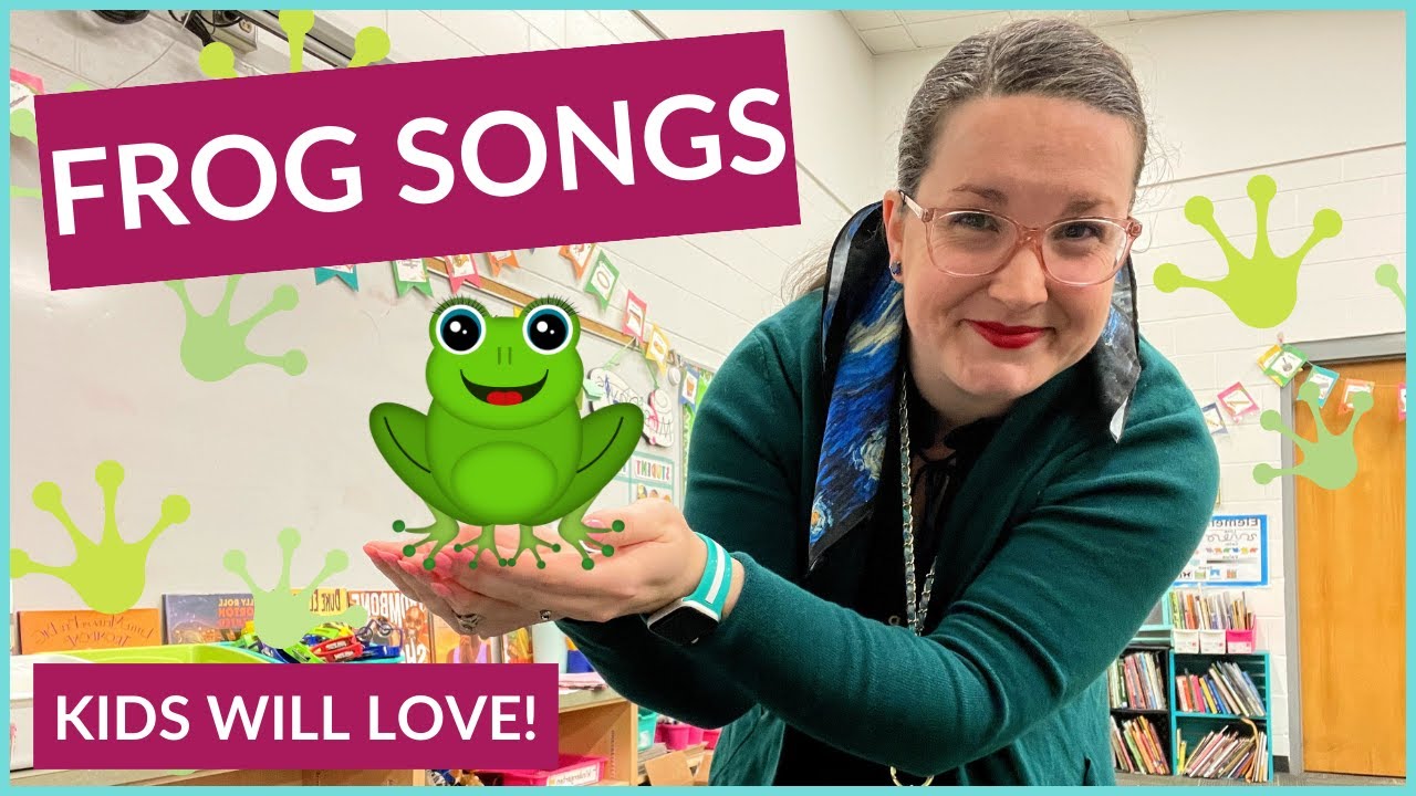Songs about FROGS for Kindergarten, 1st grade, and 2nd grade music lessons
