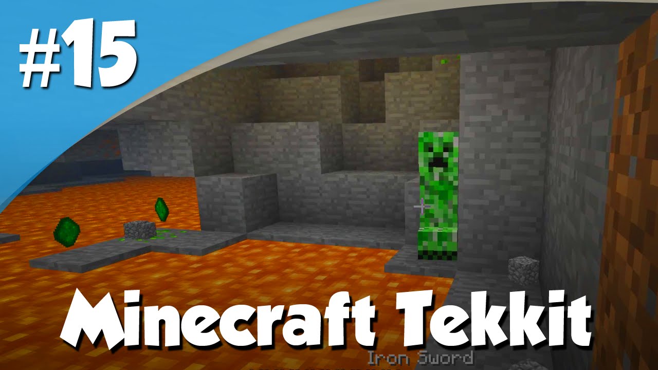 Minecraft Tekkit #15 - Cave Time!