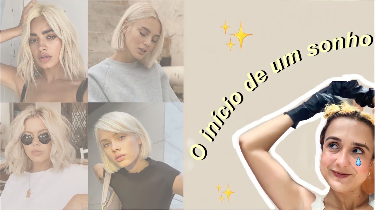 FIZ UMA DESCOLORAÇÃO GLOBAL SOZINHA !!! ( Rapha Bartowski, corre aqui )