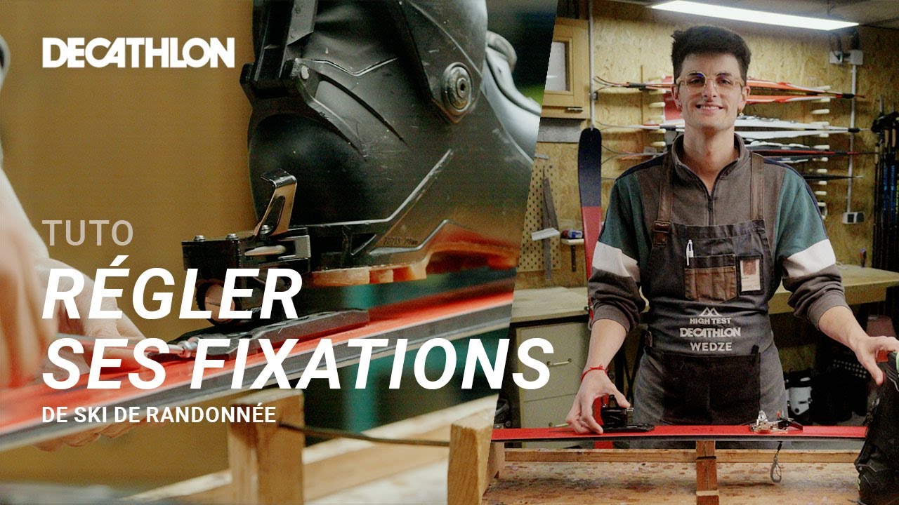 TUTO - Comment bien régler ses fixations de ski de randonnée ? 🎿 I Decathlon