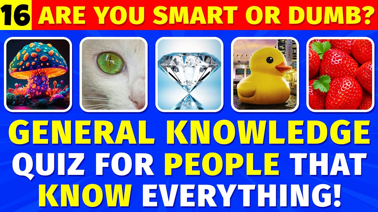 Survival Of The Smartest! Can You Beat The Toughest Quiz? (Brain Gym 16) | General Knowledge Test