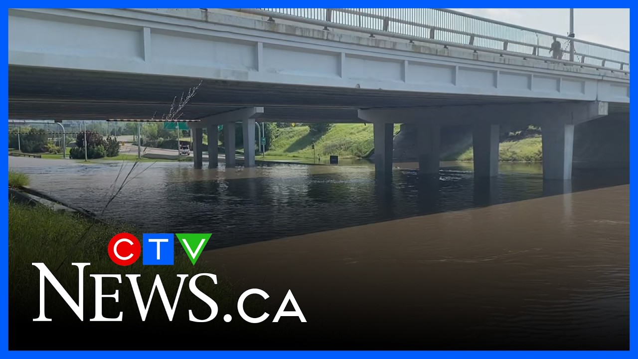 Flooding in Edmonton's river valley