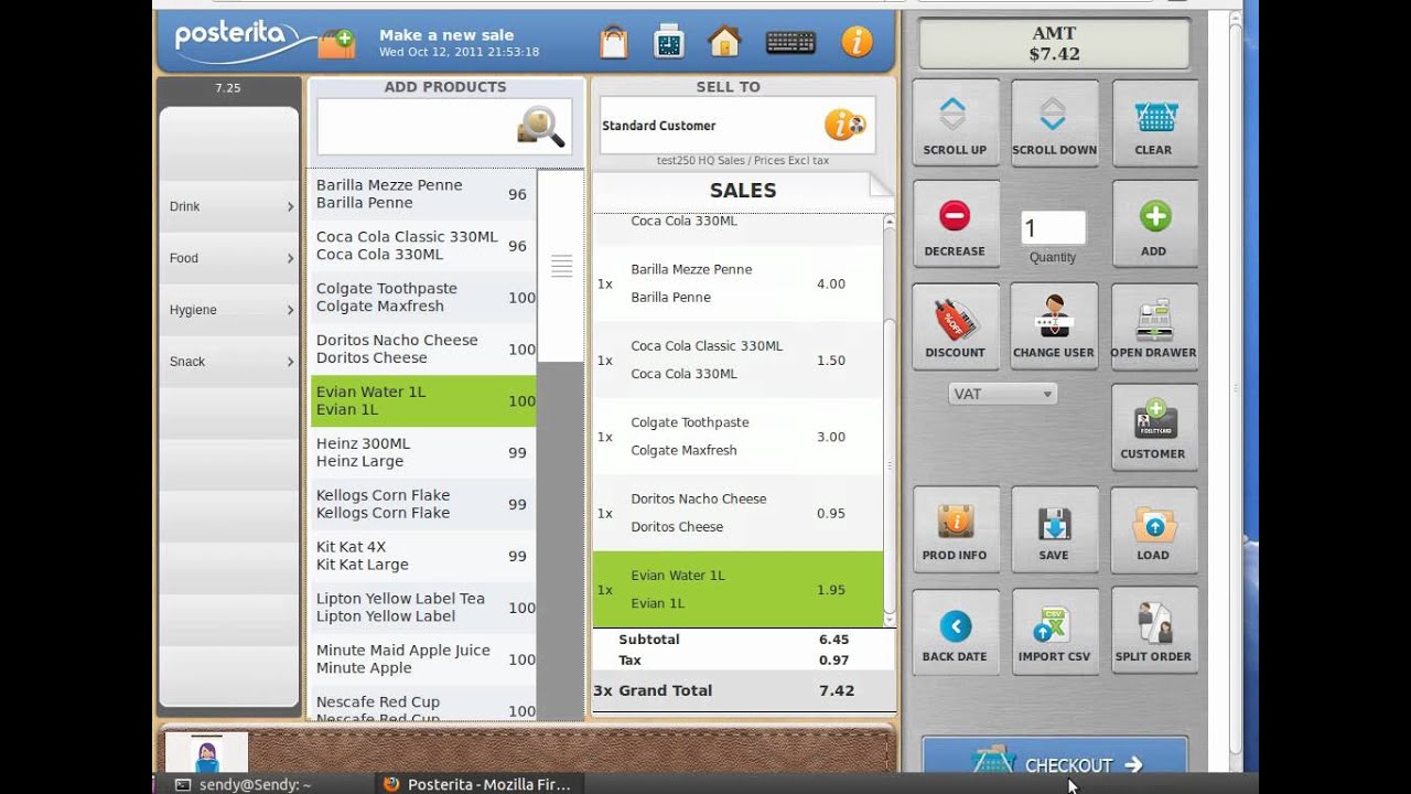 Posterita void exchange Point of Sale