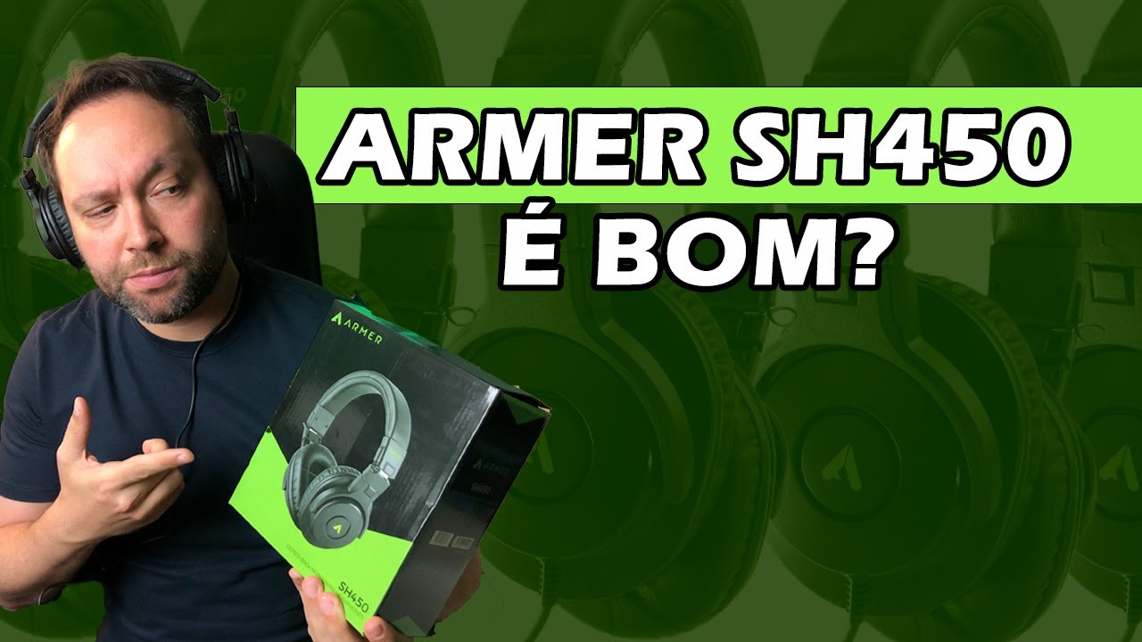 Fone de Ouvido ARMER SH450 | Unboxing e Review