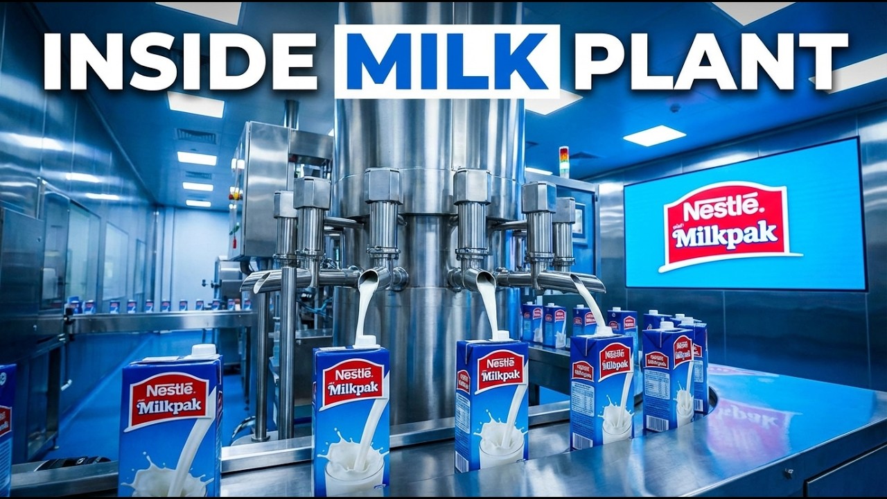 Inside Nestle Milk Factory - Factory Tour
