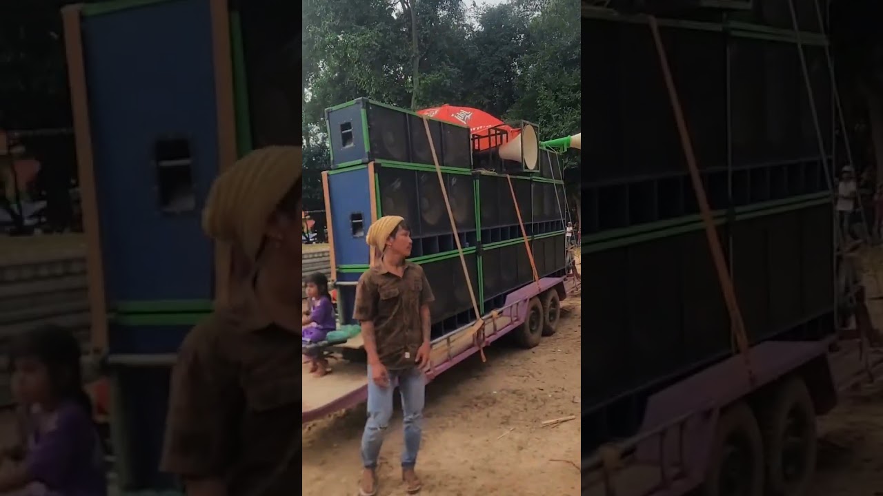 ដល់កន្លែងសាកសំឡេងគ្នាបាស 6ឈុត ហែរកឋិនទាន ទៅវត្ត ព្រៃព្រះ BA Bass Play music in Roth. Happy vat roth 