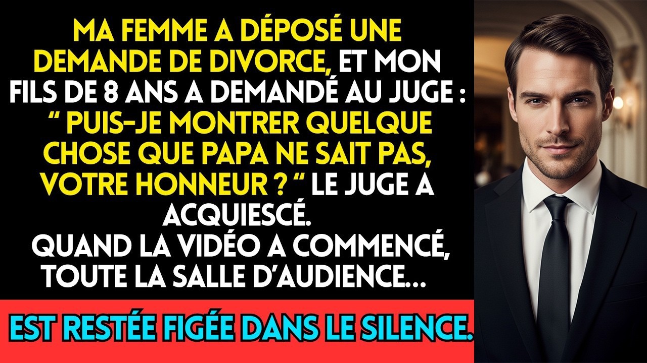 À Mon Audience de Divorce, Mon Fils a Montré Une Vidéo Qui a Choqué Tout le Tribunal