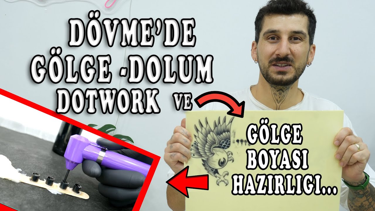 Dövme Dersleri Gölge Dolum ve Dotwork Yapımı