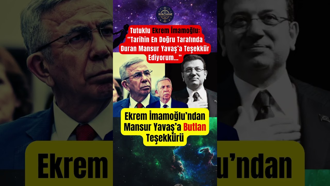 Ekrem İmamoğlu&rsquo;ndan Mansur Yavaş&rsquo;a Butlan Teşekk&uuml;r&uuml; #bur&ccedil;hane #chp #haber