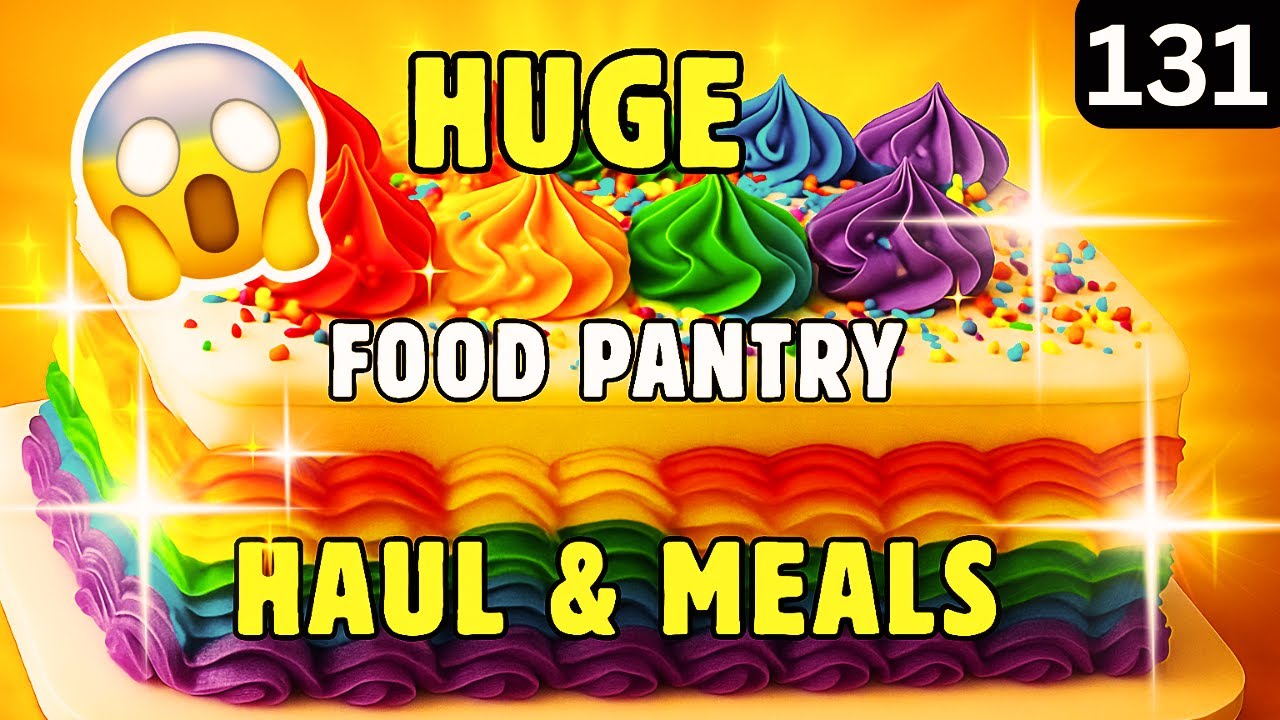 Frugal Living SHOCKER: You Won’t Believe What the Food Pantry Gave Us – Food Haul - Food Bank - ASMR
