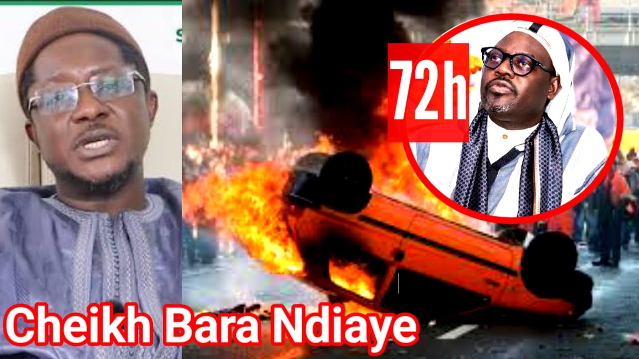 Cheikh Bara NdiayeTriste Triste Réalité 😭 -  72h de Serigne Moustapha Sy al-amine Continuer jusqu'à 