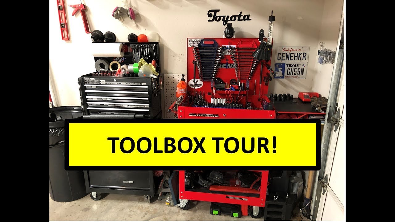 My beginner's automotive toolbox tour!