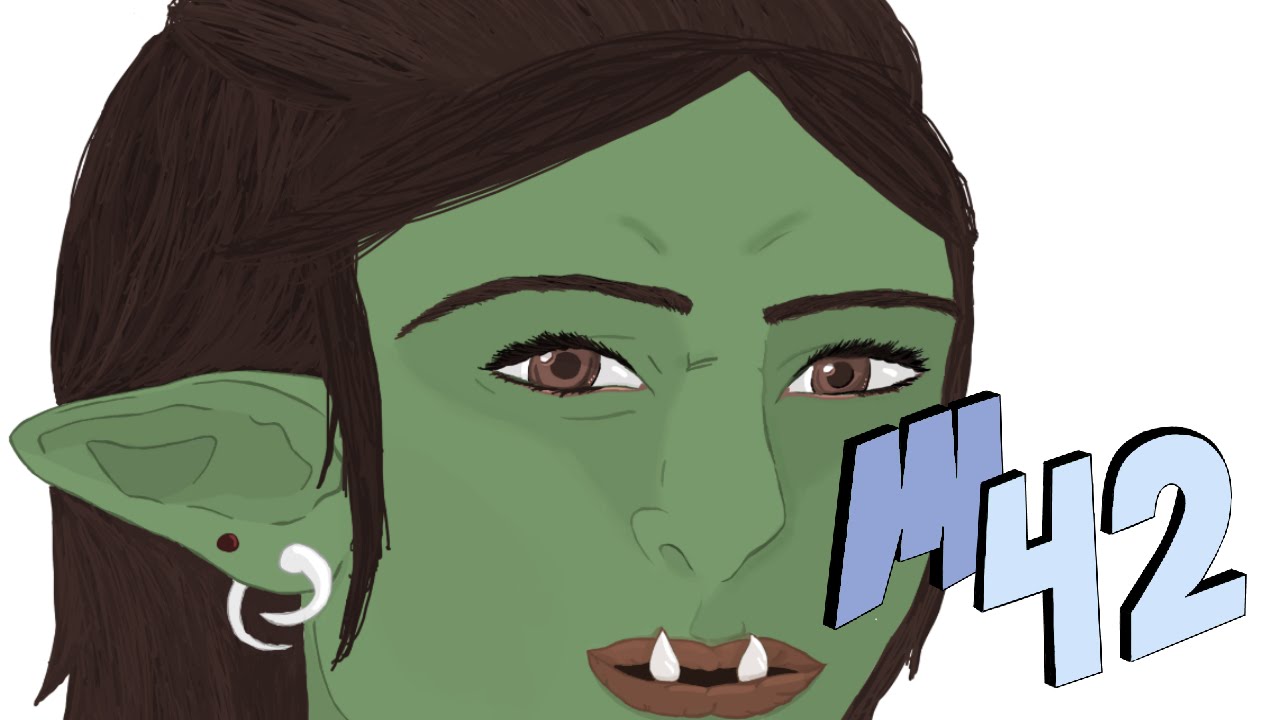 Art Time Lapse | Orc Girl