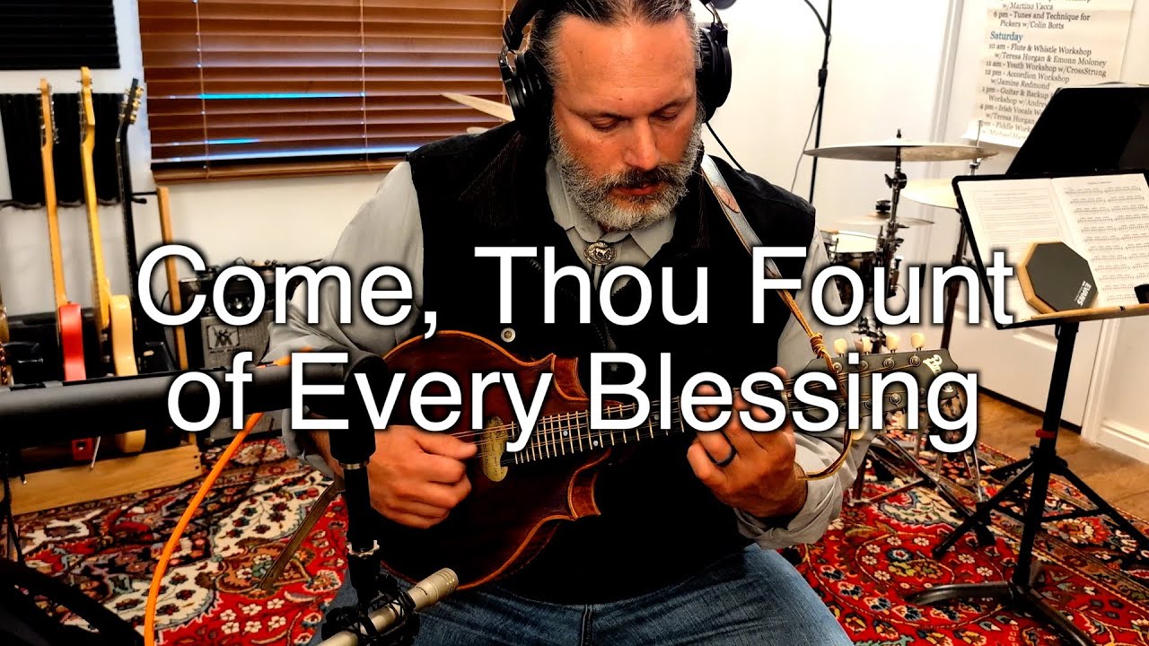 Come, Thou Fount of Every Blessing | solo mandola | TABLATURE