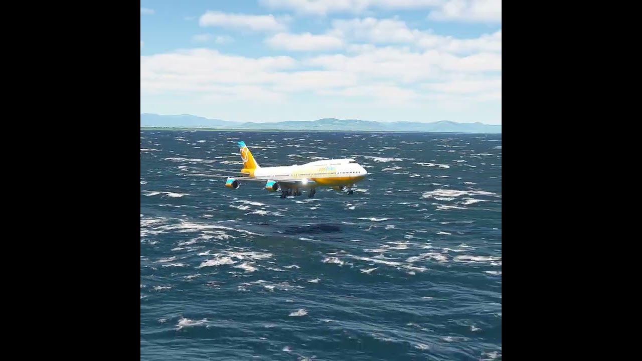 Impossible Landing!!! Amazing View before the Plane Lands at the Airport EPS0570
