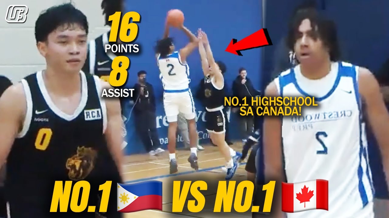 No.1 HS Player ng CANADA, Naka-Harap ni Andy Gemao! TIBAY ng mga Galaw ni Andy 16PTS-8AST!