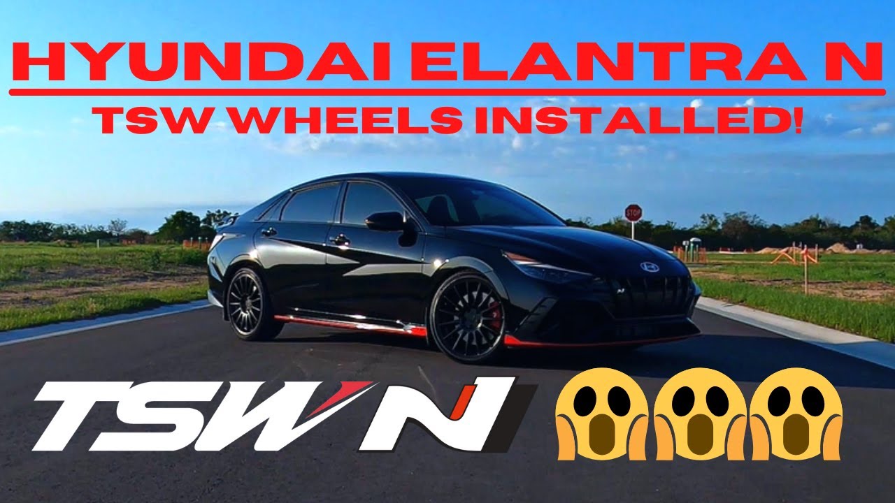 Hyundai Elantra N DCT - TSW Wheels INSTALLED