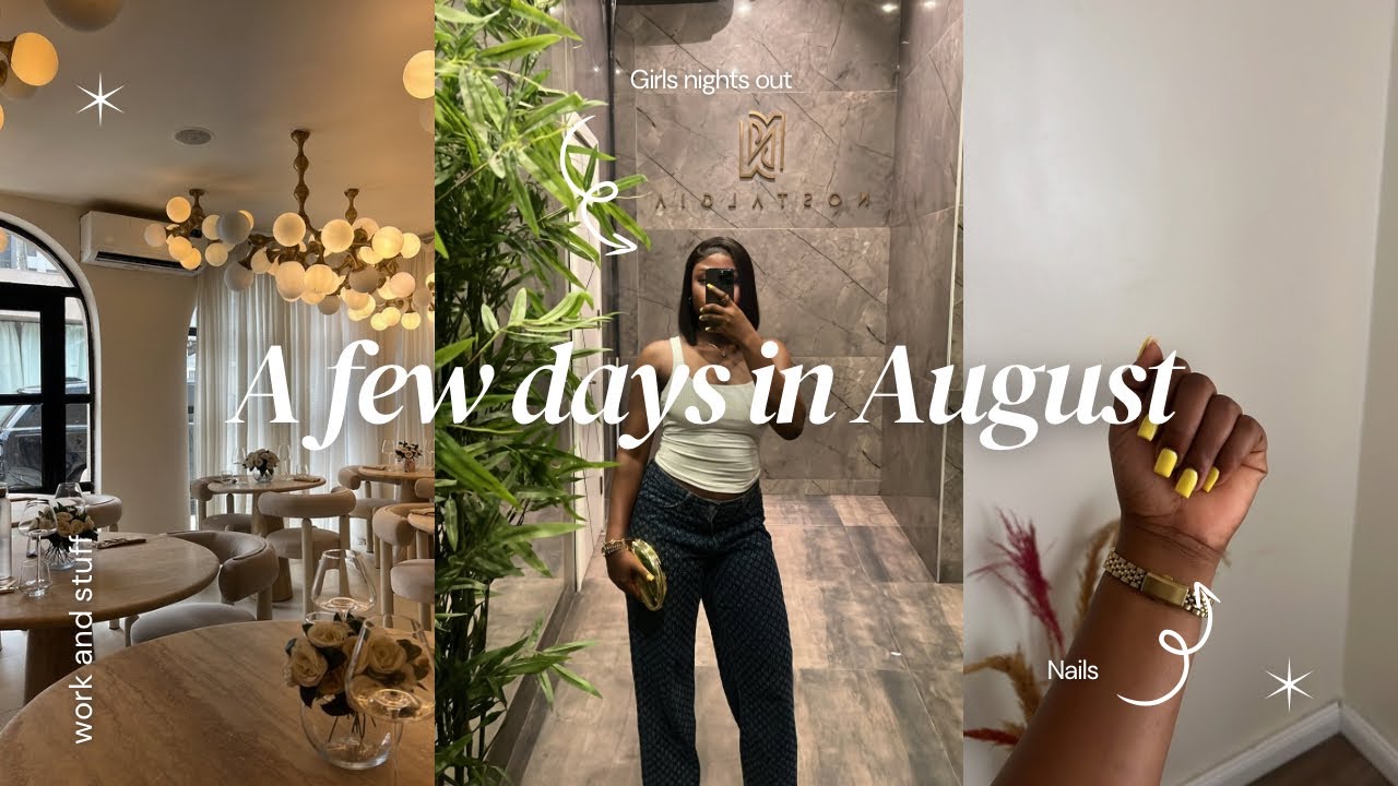 A FEW DAYS IN AUGUST|girls night out,the photographer of the group(ME),tried a new nail color!!!