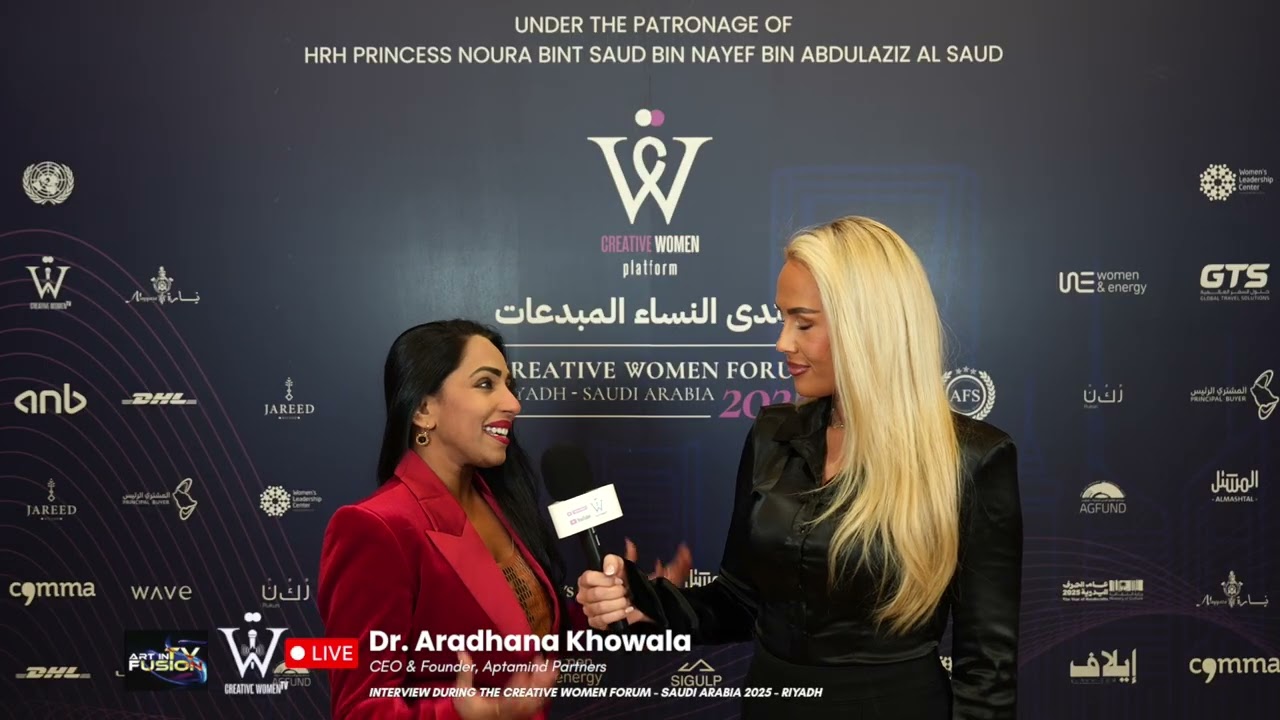 Interview with Dr. Aradhana Khowala — Creative Women Forum Saudi Arabia 2025