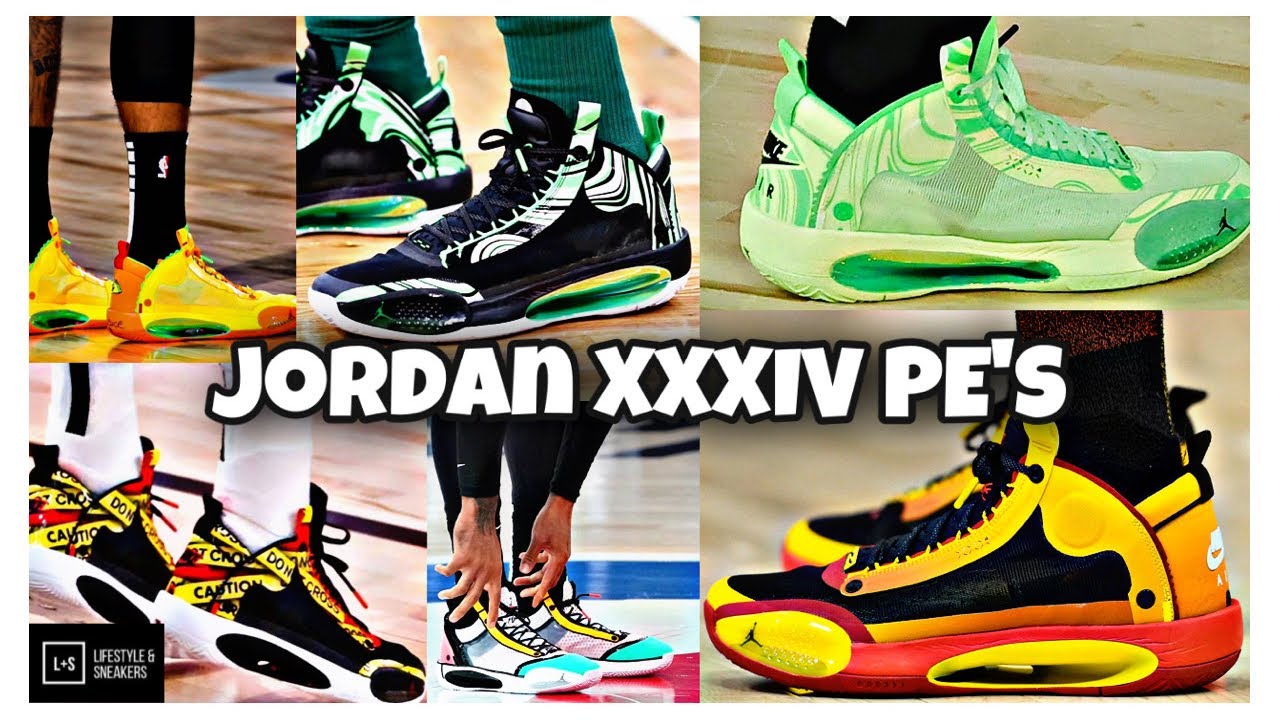 JORDAN 34 PE'S DURING THE NBA PLAYOFFS IN THE BUBBLE!