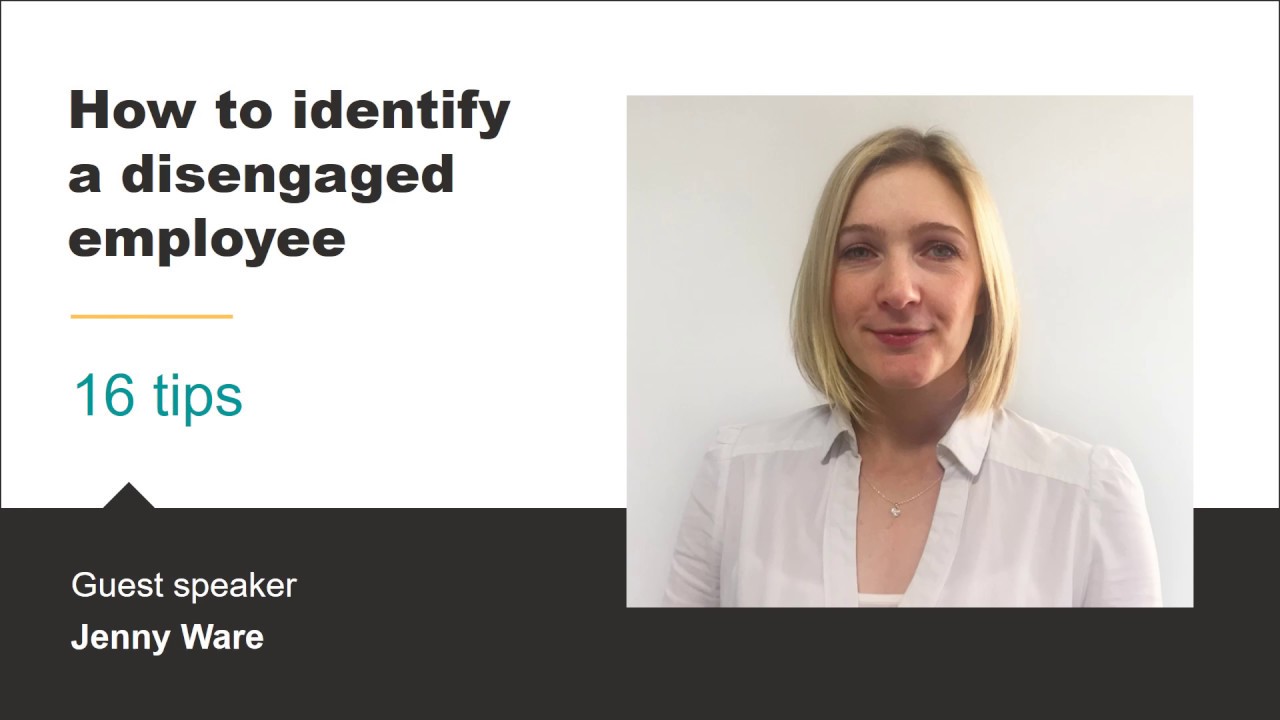 How to identify a disengaged employee