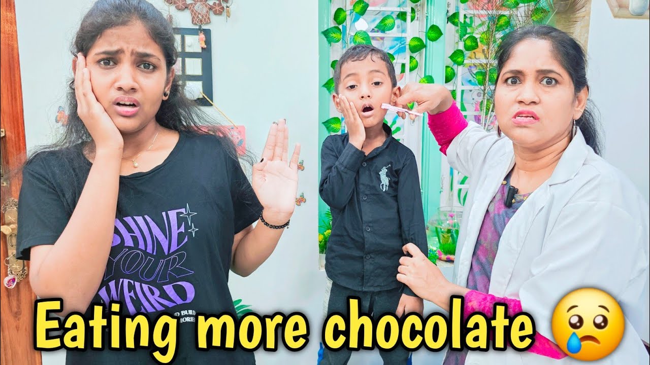 Eating More chocolate 🍫 😋 😌 | comedy video | funny video | Prabhu sarala lifestyle 