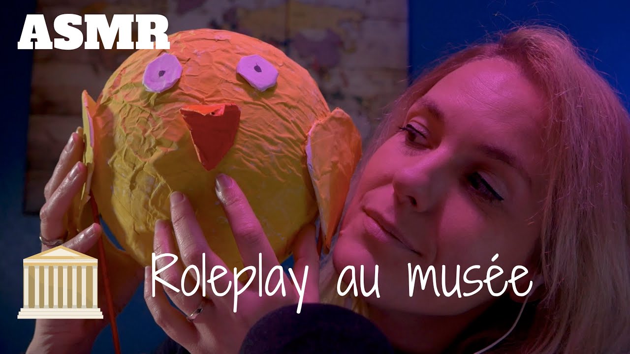 ASMR FR  🏛 Roleplay au musée (tapping et chuchotements)