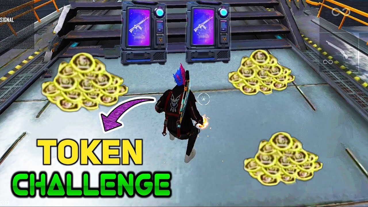 😑 ONLY TOKEN CHALLENGE || VENDING MACHINE CHALLENGE IN RANKED ⚡️|| FREEFIRE MALAYALAM ❗️