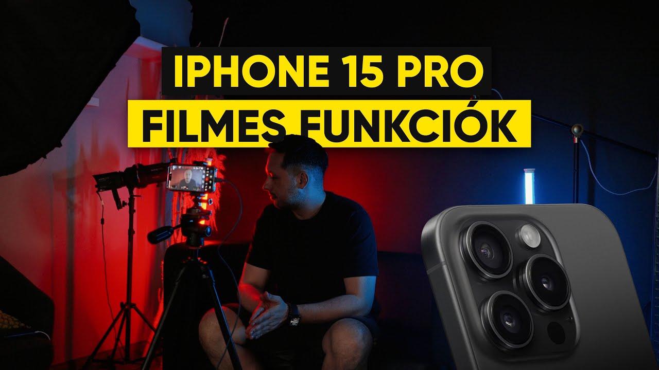 &Iacute;gy K&eacute;sz&iacute;ts PROFI Vide&oacute;kat IPHONE 15 PRO-VAL!🎬