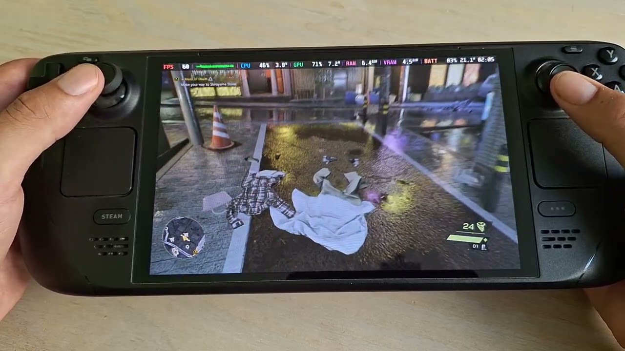 Steam Deck OLED / Ghostwire: Tokyo / FPS Boost with Lossless Scaling Pluting / SteamOS