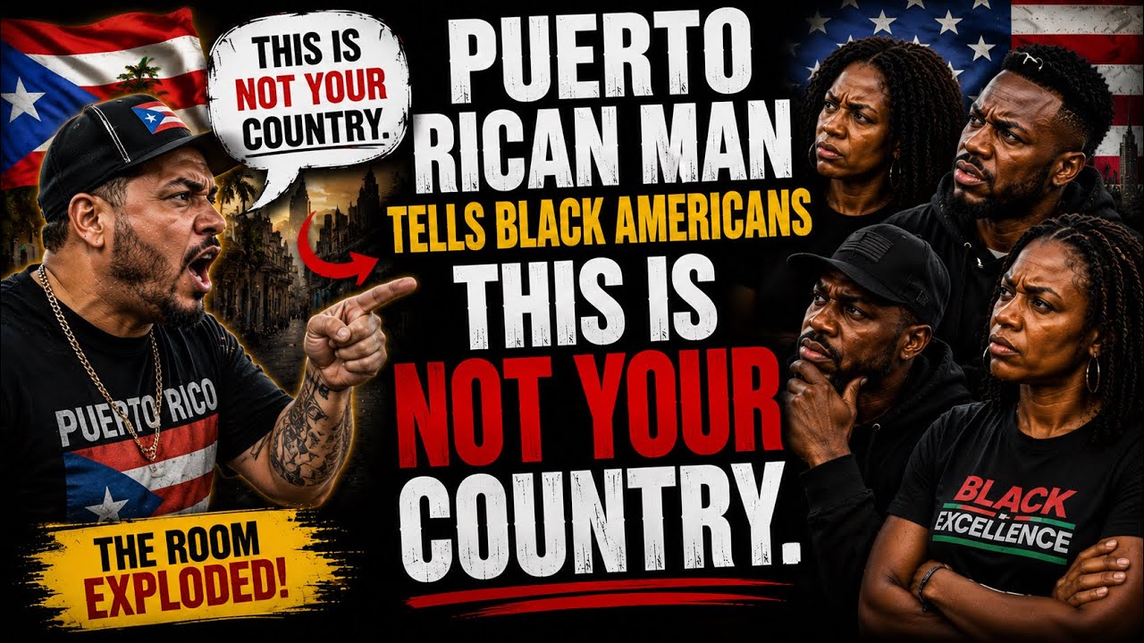 A Puerto Rican Said THIS to Black Americans&hellip; The Room EXPLODED! 😳🔥