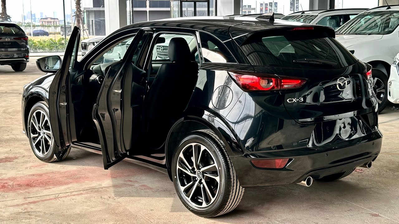 New Mazda CX-3 2024 Sport Black Color | Interior and Exterior