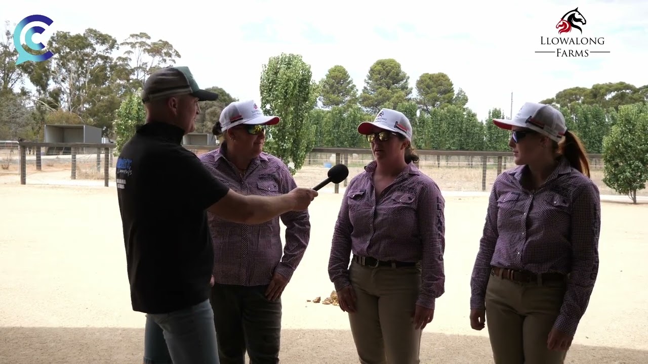CC with The Girls from Llowalong Farms.