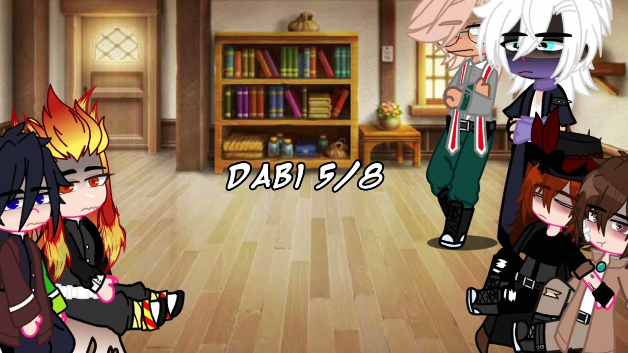 Anime characters react|| 2/8|| dabi angst||shigadabi|| slight soukoku