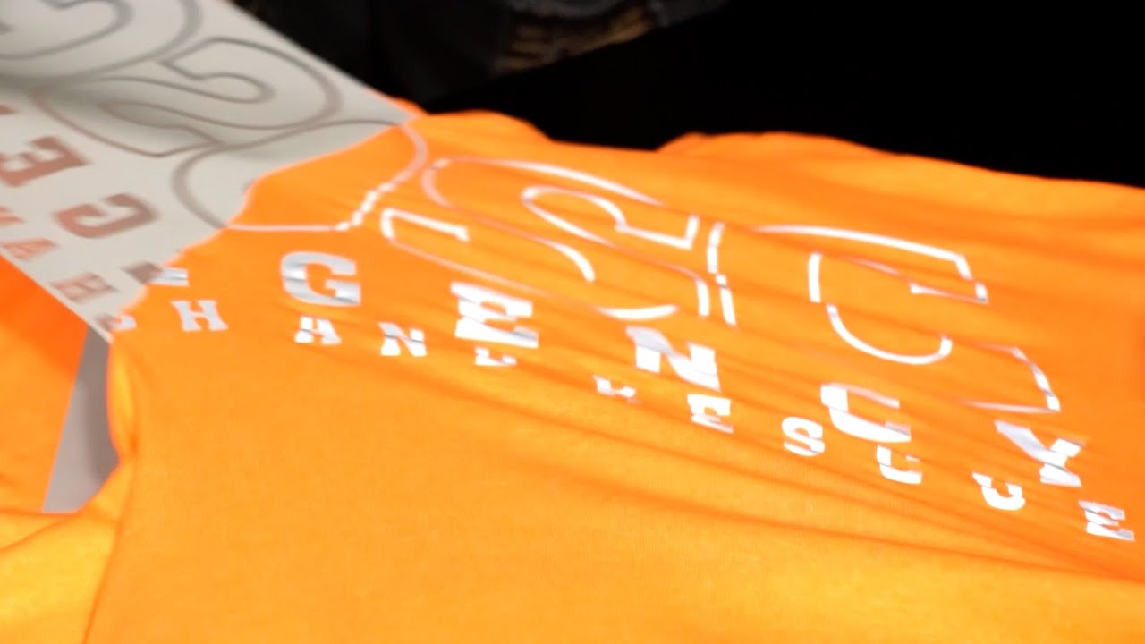 How to Decorate Safety Orange Reflective T-Shirts with SupaReflective