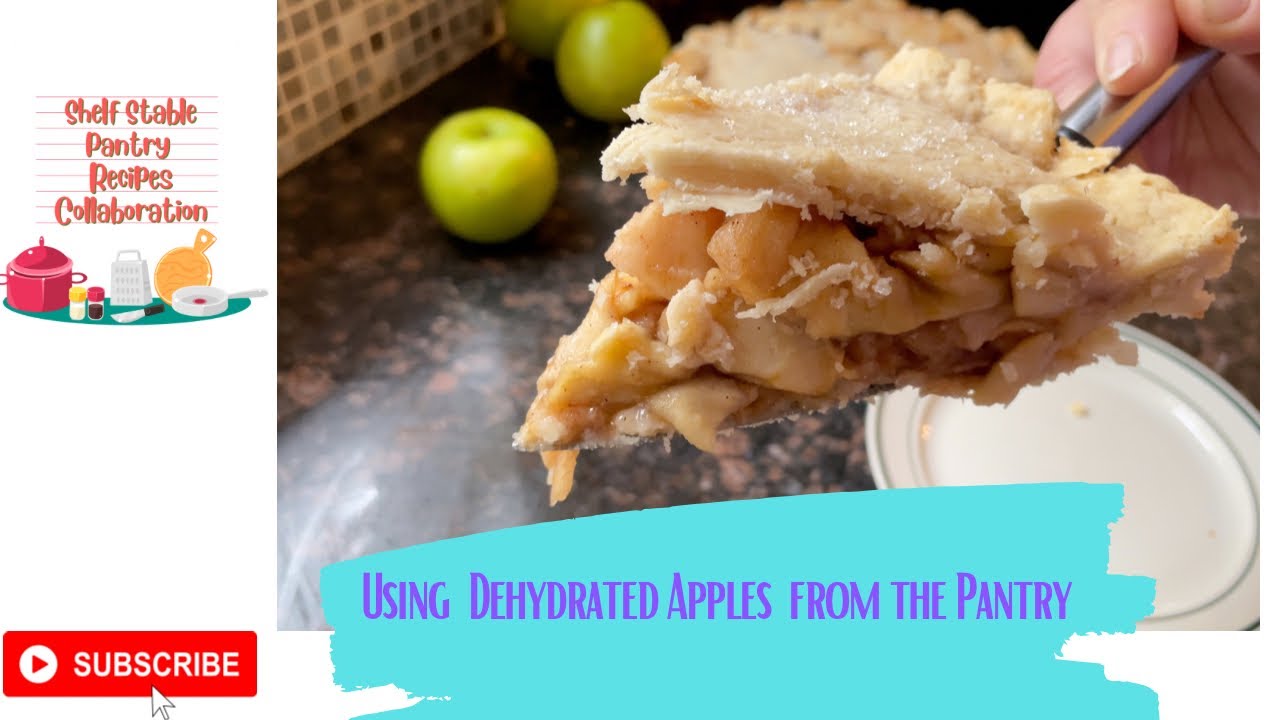 How to make a Pie from Dehydrated Apples (2022)