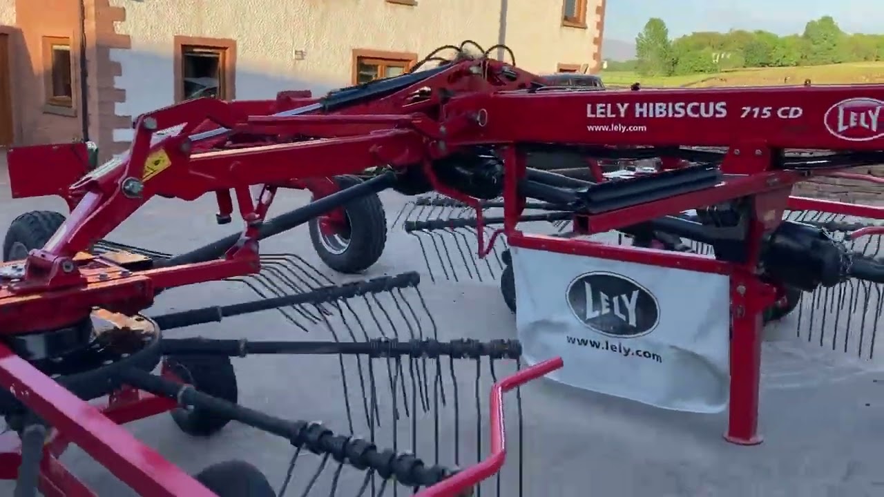 Lely Hibiscus 715CD rake , D&A kidd ltd , www.dandakidd.co.uk