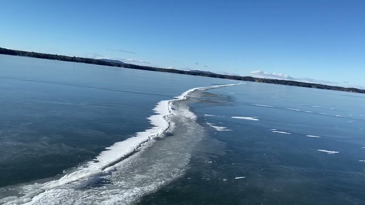 Sebago lake’s Jordan Bay is so freakin’ smooth!!!