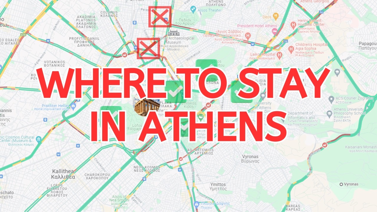WHERE to STAY in Athens Greece (Athens Travel Guide 2025)!