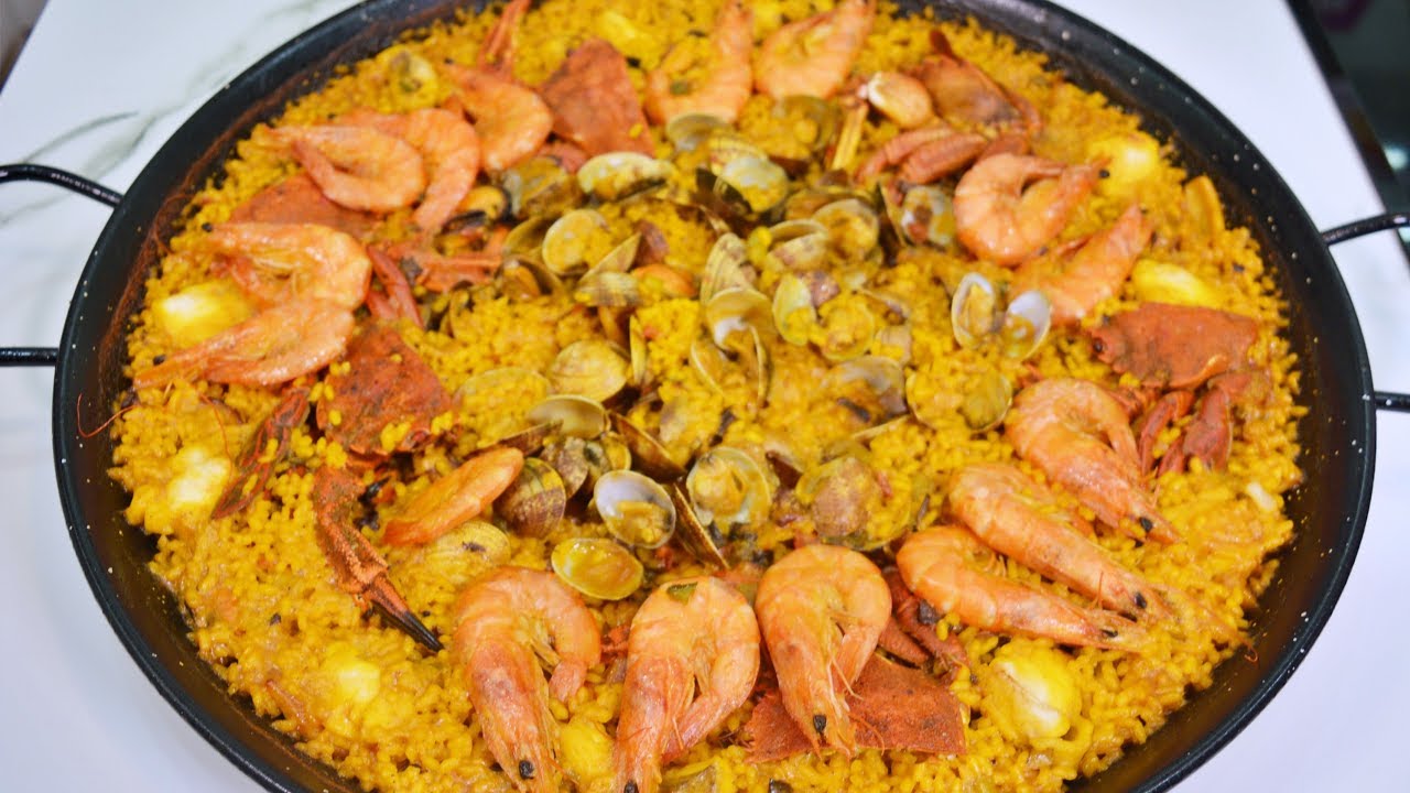 Arroz a la marinera con rape y mariscos cocinado By #JavierRomero