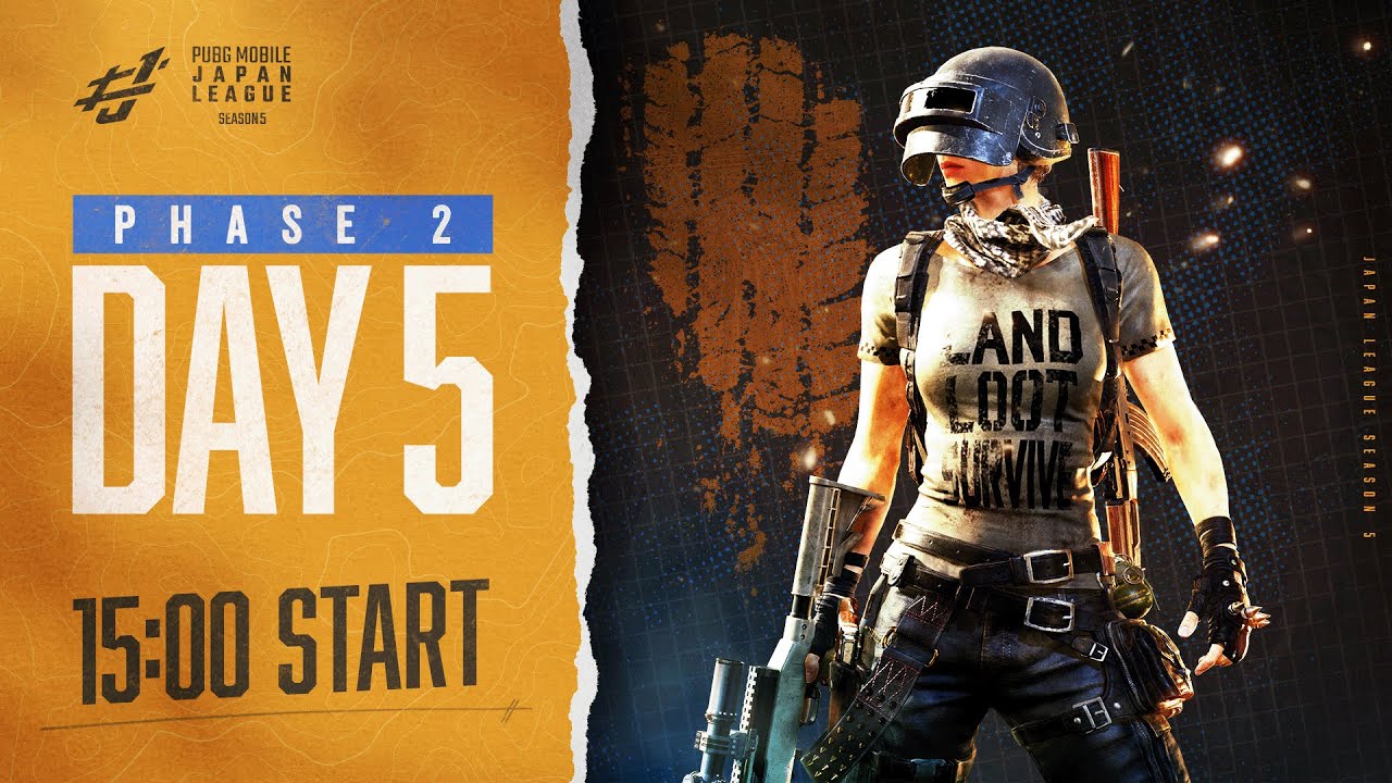 【PUBG MOBILE 国内公式リーグ】PMJL SEASON5 Phase2 Day5