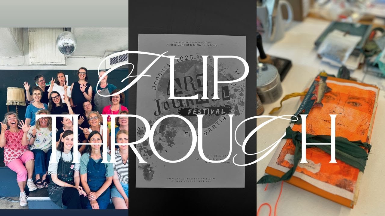 Flipthrough Journal vom Artjournal Festival 2025