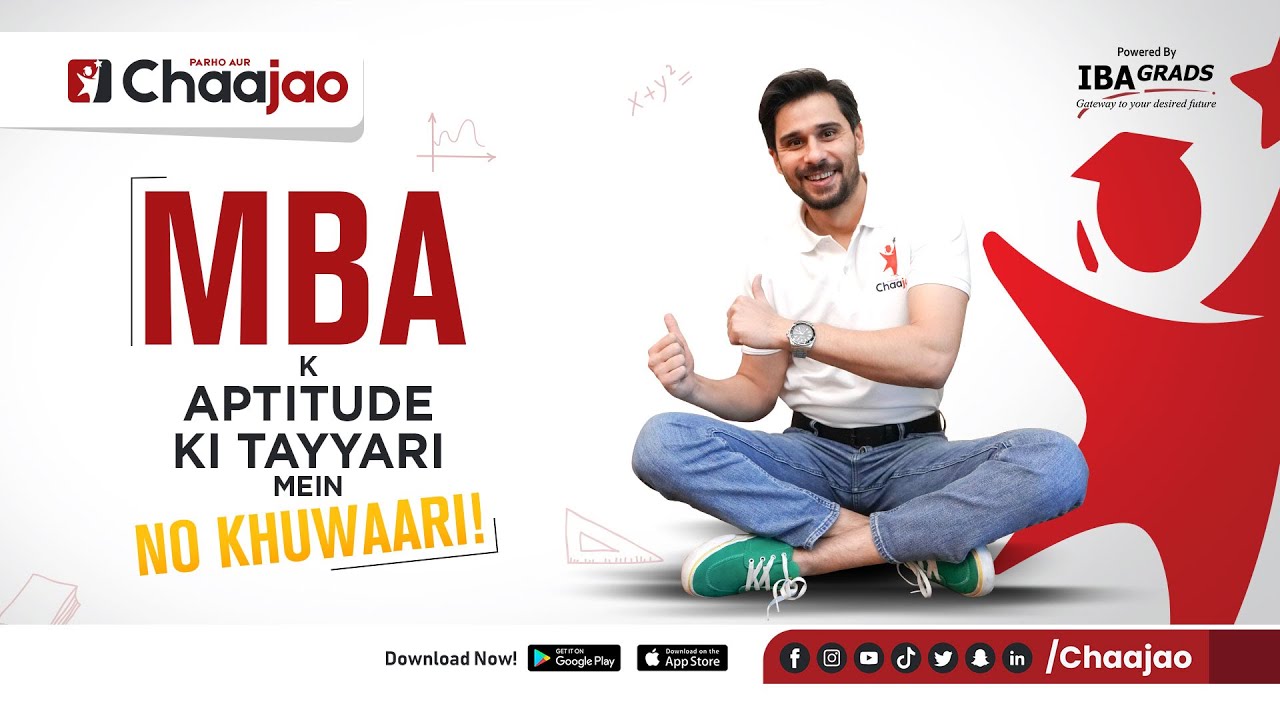 Preparation for IBA MBA - EMBA Aptitude Test Made EasierPrepare from Chaajao - by IBAGRADS ⭐