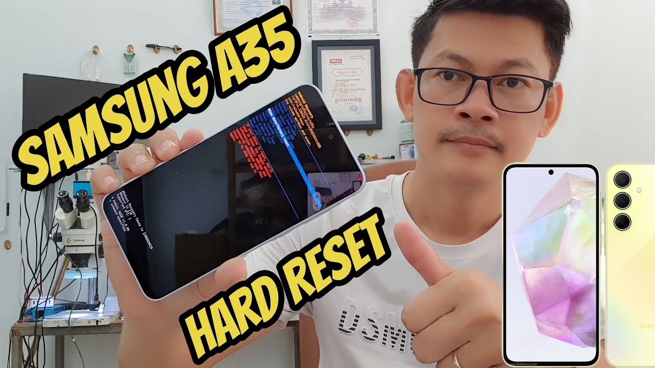 Samsung A35 Hard Reset