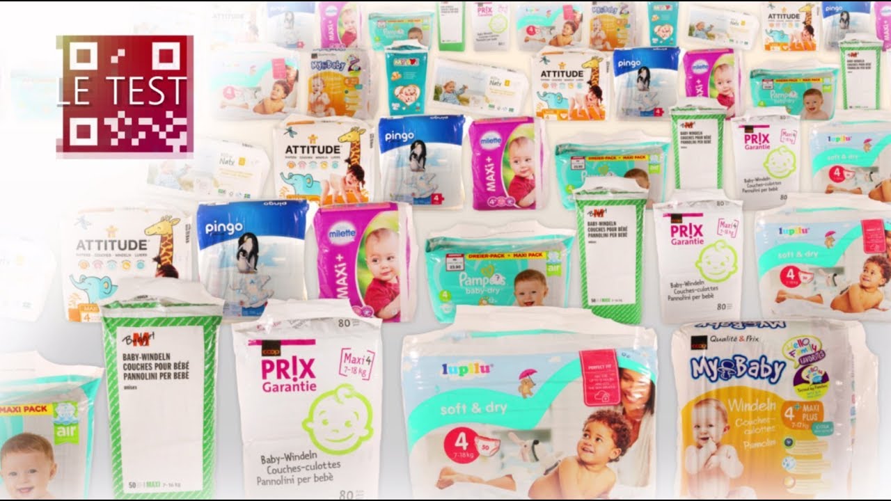 Test de substances indésirables dans les langes pour bébés. ABE-RTS