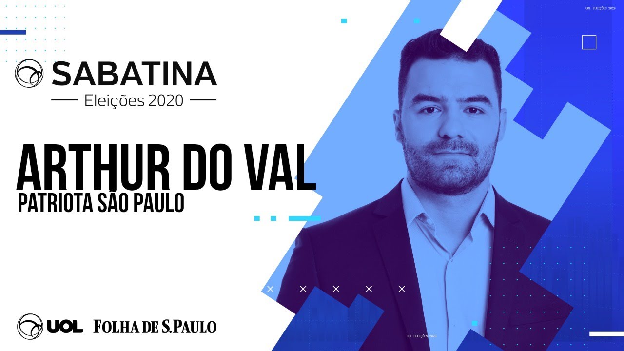 Eleições 2020: Arthur do Val, candidato do Patriota em SP, é sabatinado por UOL e Folha