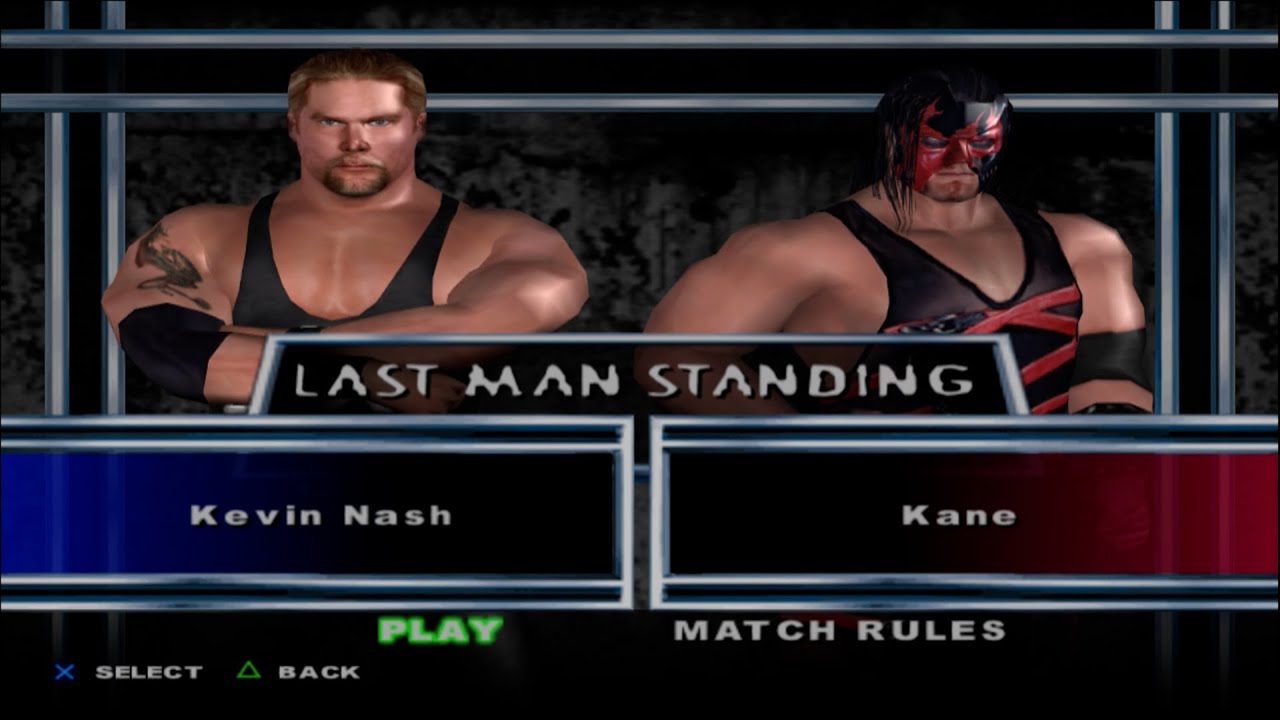 WWE SmackDown! Here Comes the Pain - Kevin Nash VS Kane (LAST MAN STANDING)
