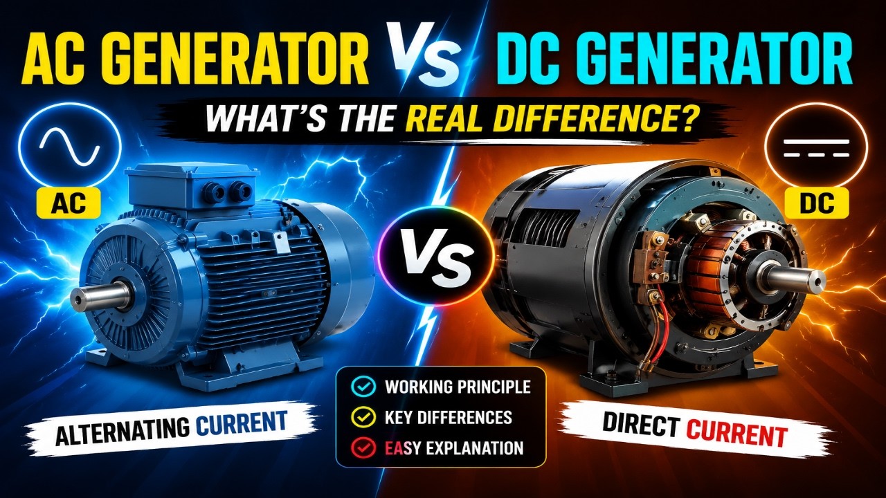 Difference between AC and DC Generator | Electrical Knowledge