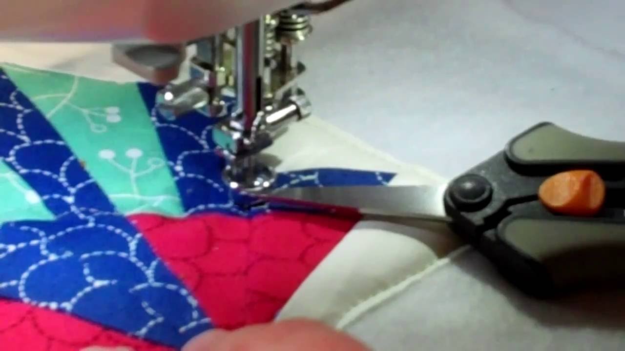 Splendid Sampler block 54 -- Machine Quilting Tutorial